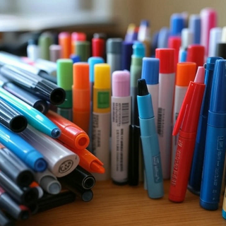 Markers, Pens & Pencils