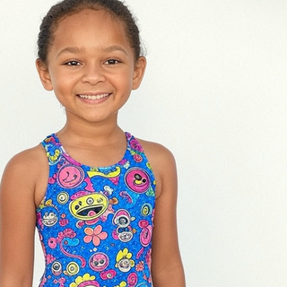 Girls One Piece Bathing Suits