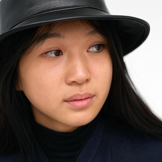 Girls Leather Hats
