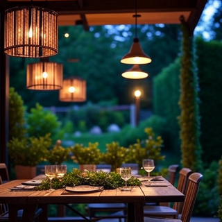 Outdoor Chandeliers & Pendants
