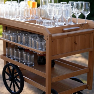 Outdoor Serveware & Beverage Carts