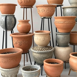 Pots, Planters & Supports