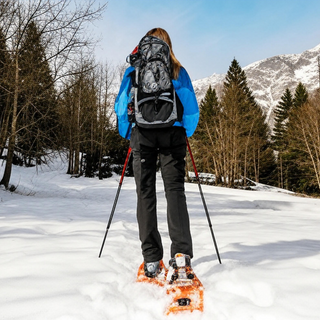 Snowshoeing
